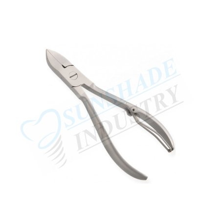   Professional Nail Cutter 5 Inch – Textured Handle, Double Spring, Box Joint with Back Lock 